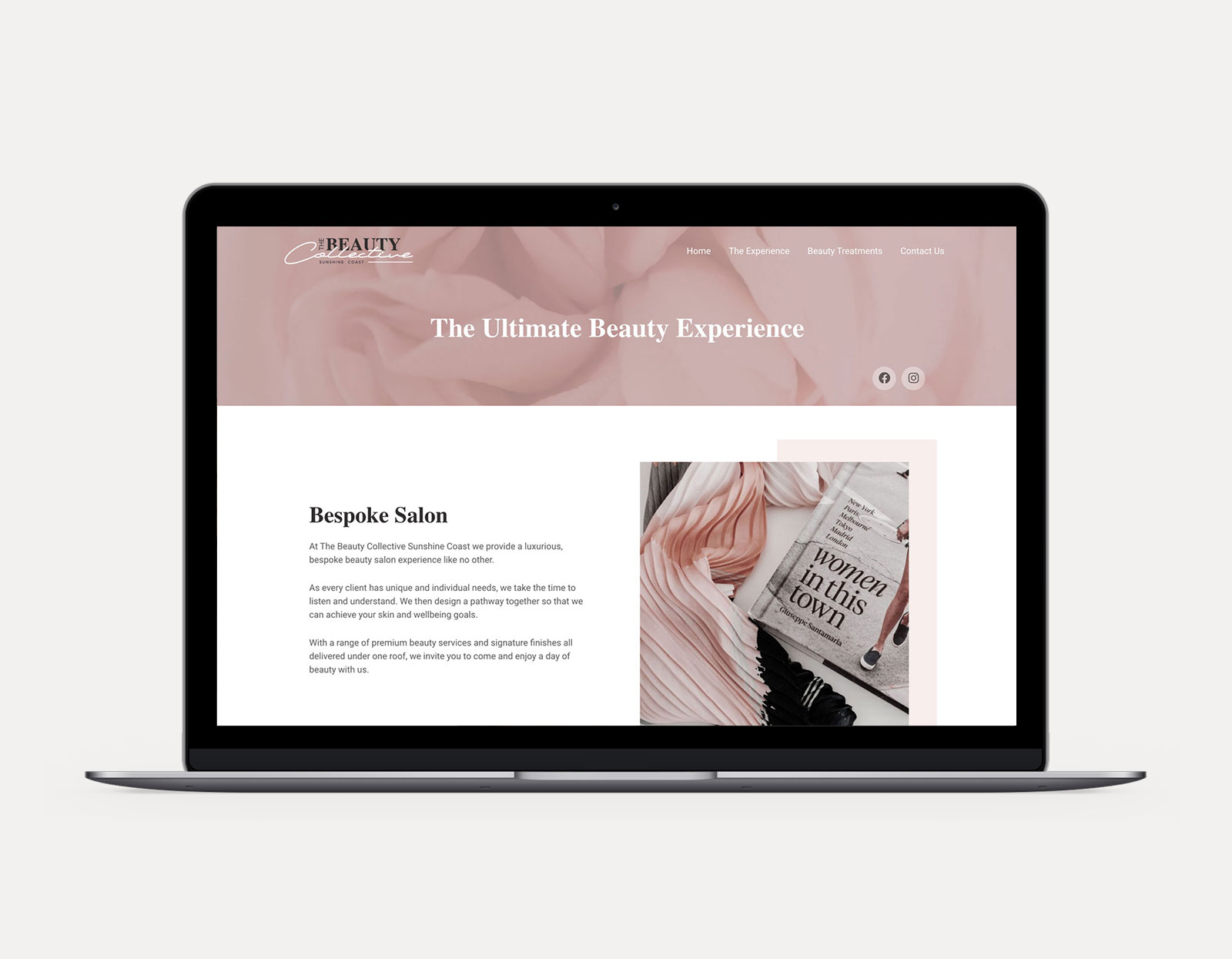 Website Design - The Beauty Collective